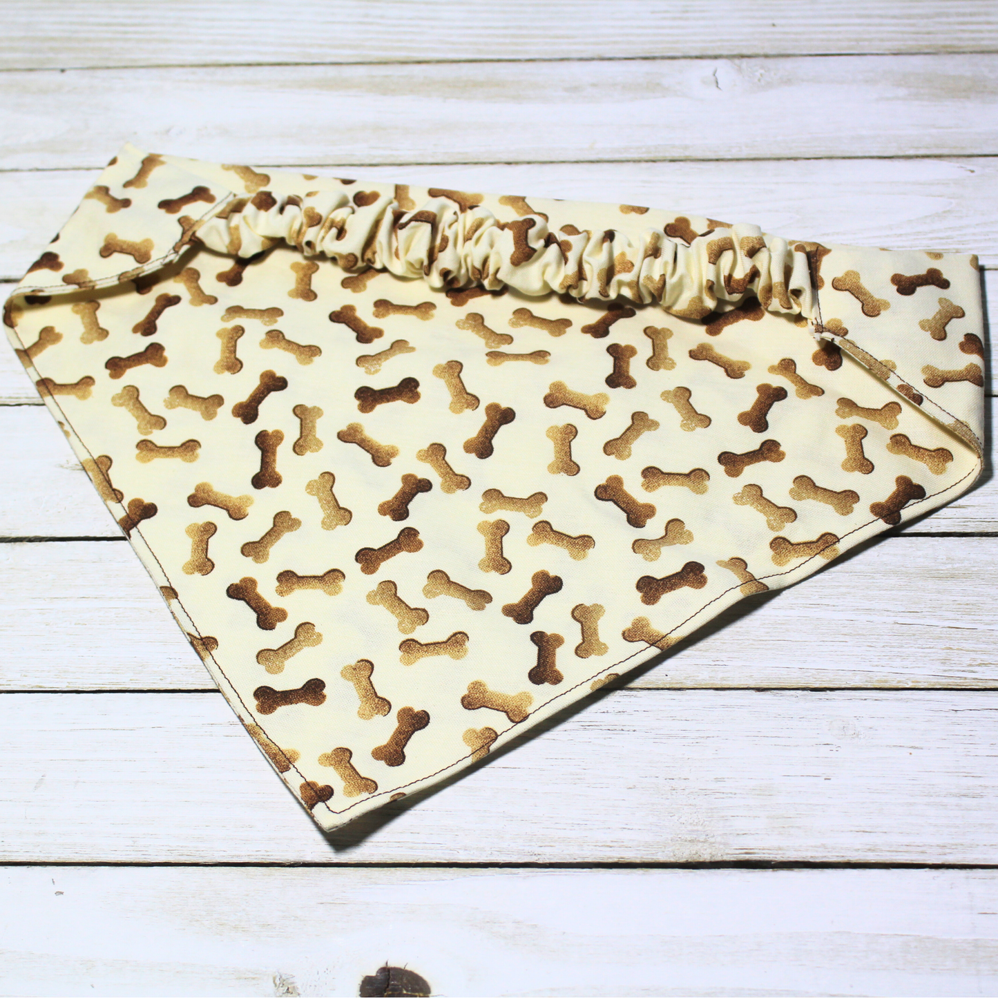 Dog Bones Scrunchie Pet Bandana | Free Local Pick up or Ready to Ship