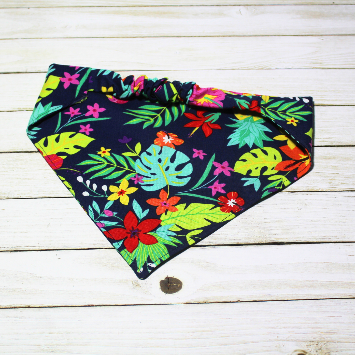 Hawaiian Scrunchie Pet Bandana | Free Local Pick up or Ready to Ship