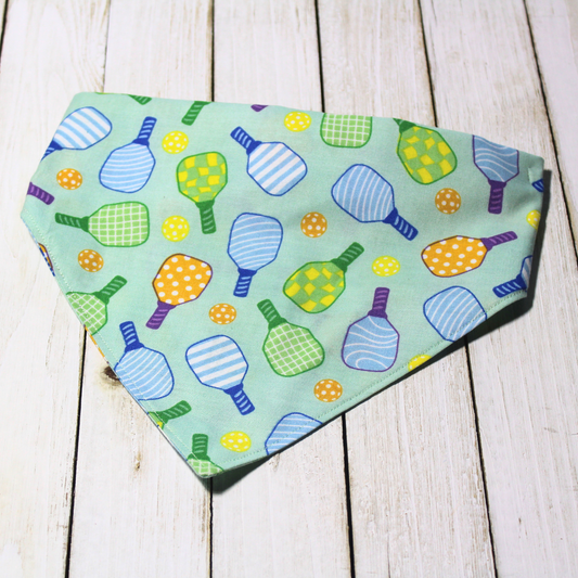 Pickleball Scrunchie Pet Bandana | Free Local Pick up or Ready to Ship
