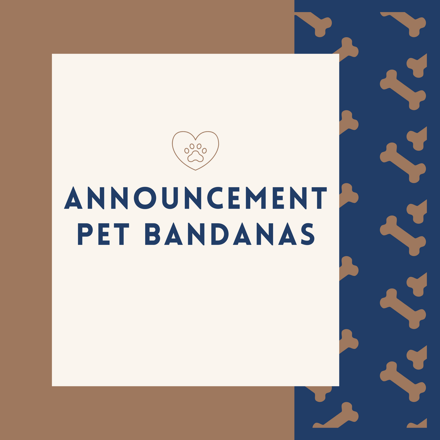 Announcement Pet Bandanas